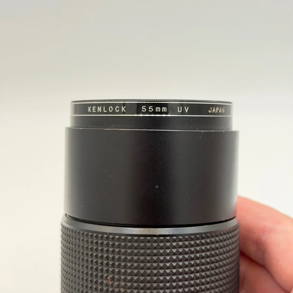 Konica Hexanon AR 135mm F3.2 Manual Focus Telephoto Lens with Kenlock UV Filter